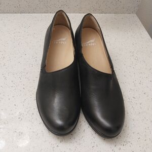 Dansko Women's Sleek Black Loafers
